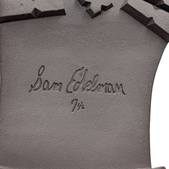 Sam Edelman Women Junip Brown Suede Festival Combat Platform Boots Size 7.5 - Picture 10 of 10